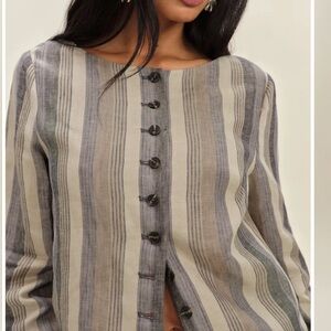 Reformation Lucia Jacket (Linen)